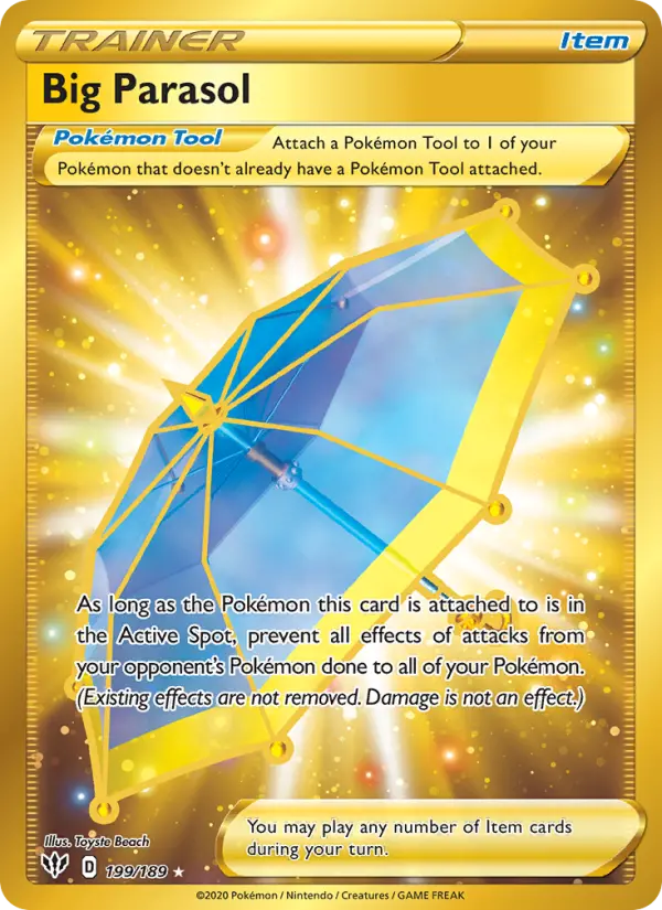 Big Parasol, Pokémon card