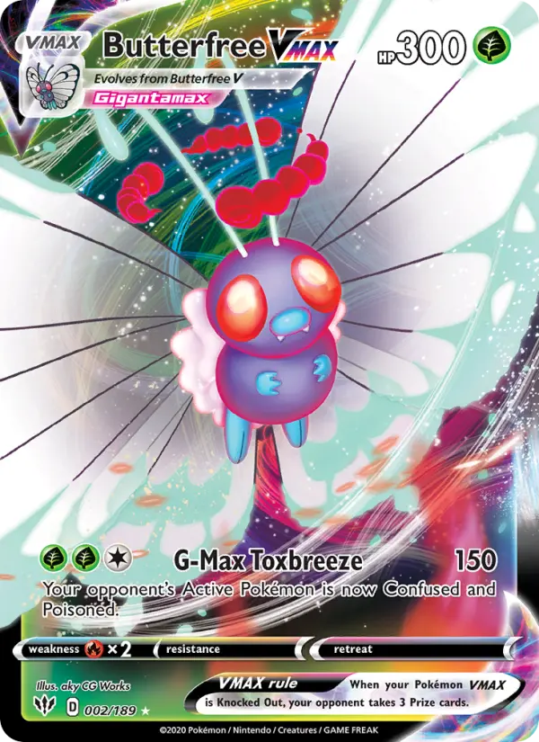 Butterfree VMAX, Pokémon card