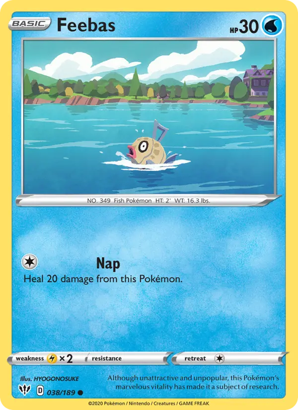 Feebas, Pokémon card