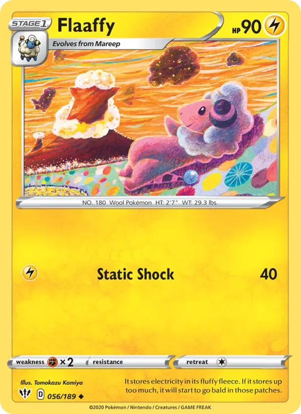 Flaaffy, Pokémon card