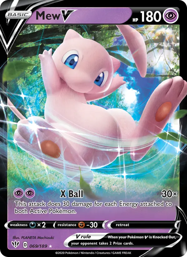 Mew V, Pokémon card