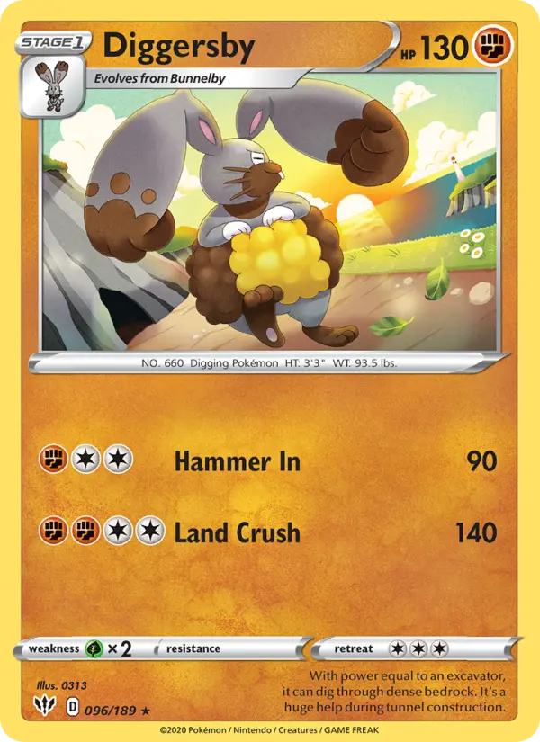Diggersby, Pokémon card