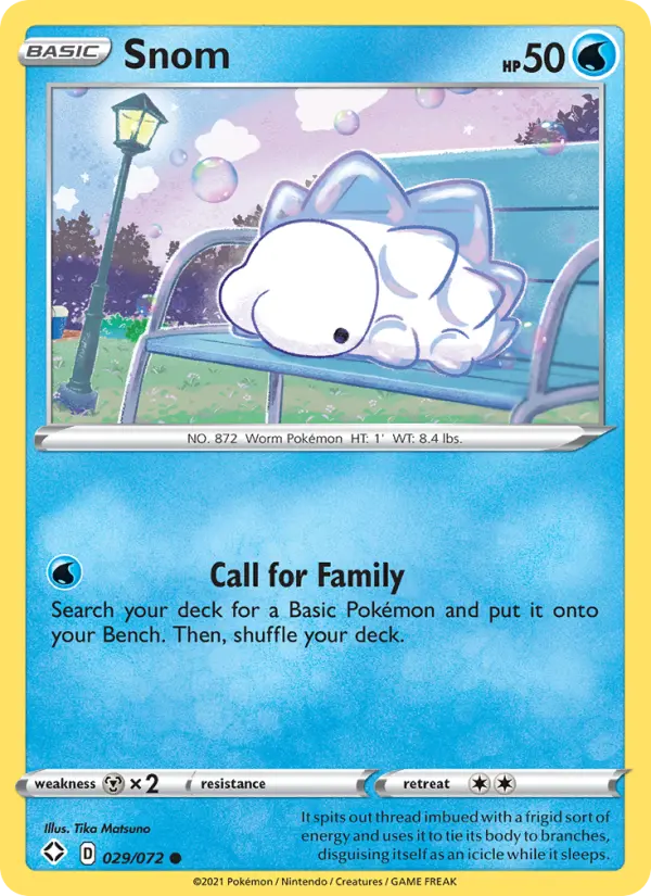Snom, Pokémon card