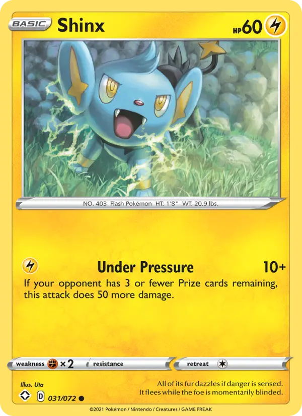 Shinx, Pokémon card