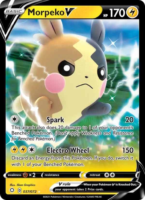 Morpeko V, Pokémon card