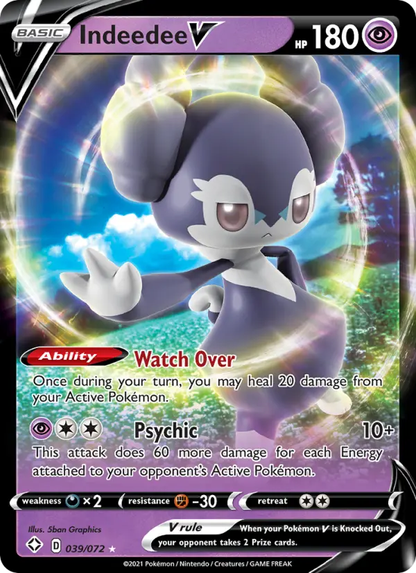 Indeedee V, Pokémon card