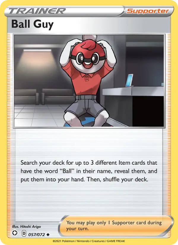 Ball Guy, Pokémon card