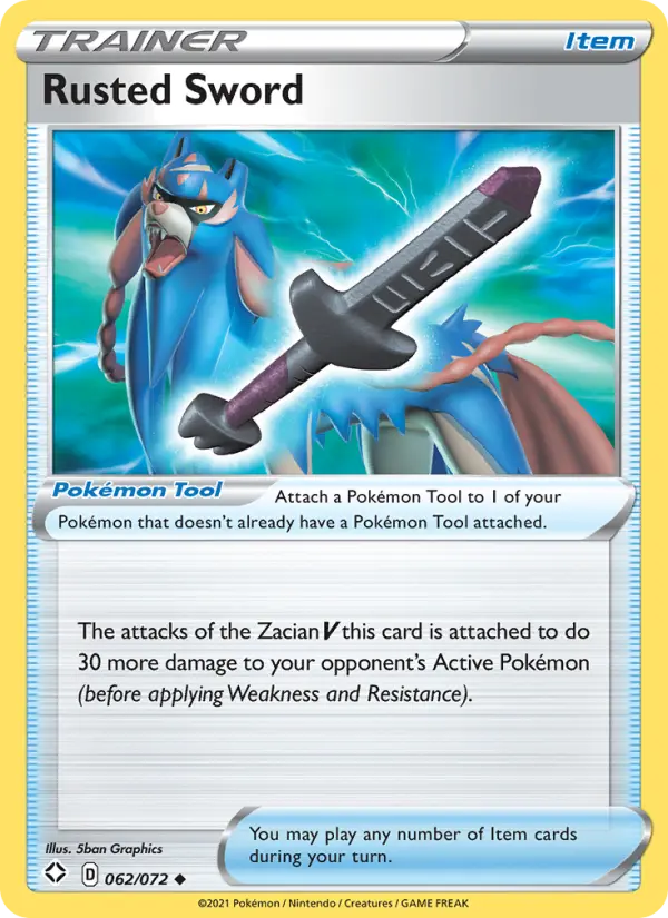 Rusted Sword, Pokémon card