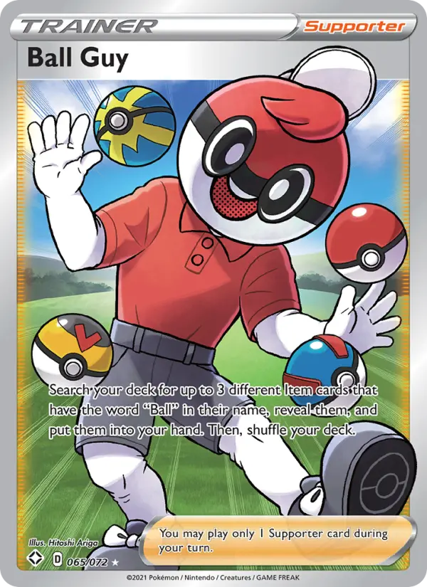Ball Guy, Pokémon card