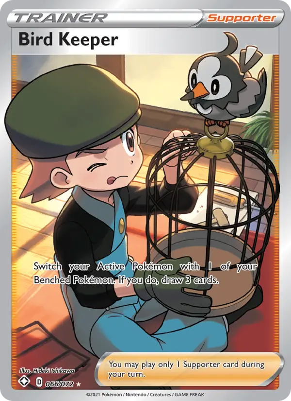 Bird Keeper, Pokémon card