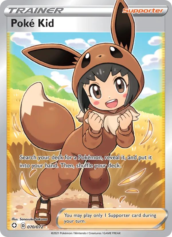 Poké Kid, Pokémon card