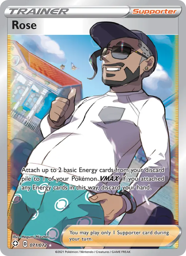Rose, Pokémon card