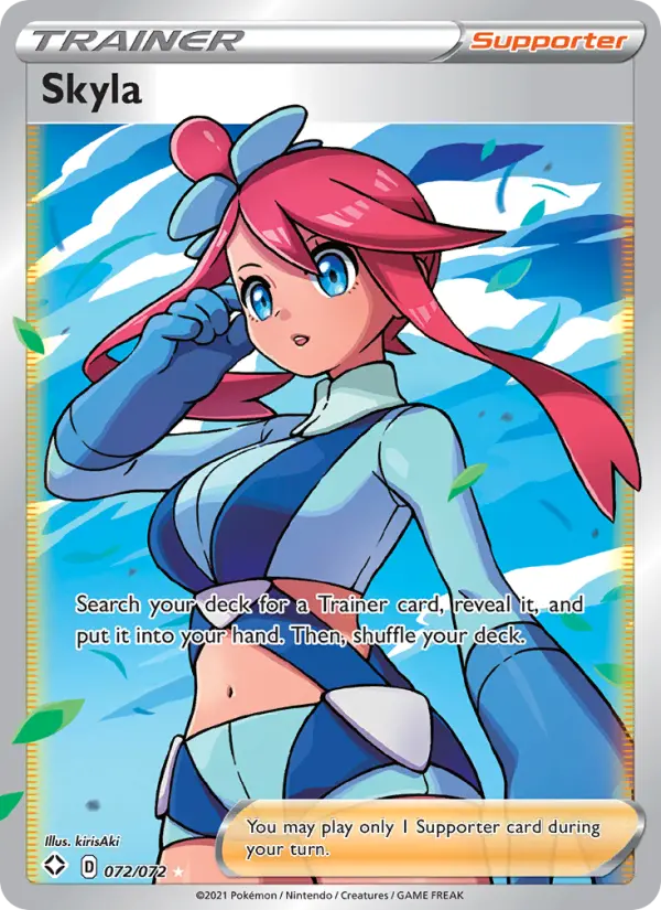 Skyla, Pokémon card