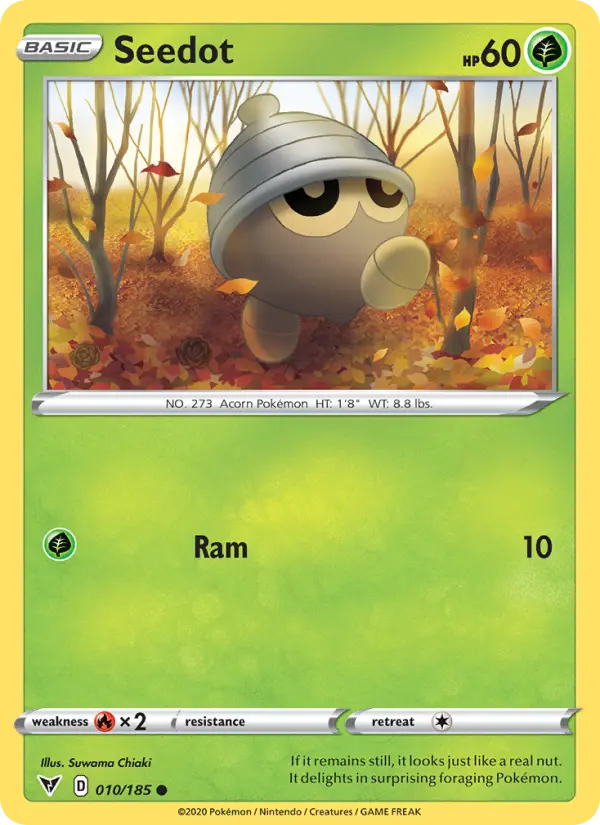 Seedot, Pokémon card