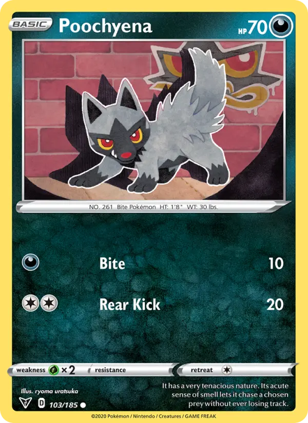 Poochyena, Pokémon card