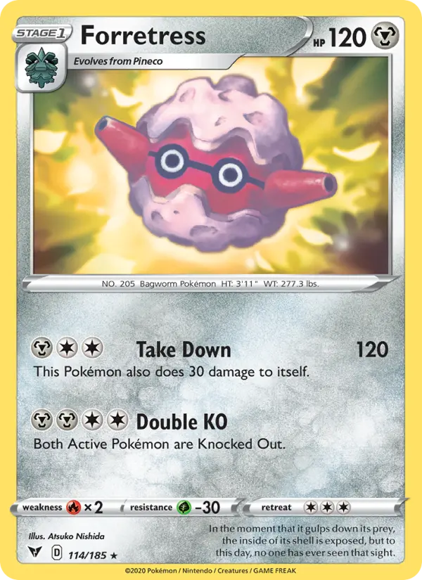 Forretress, Pokémon card