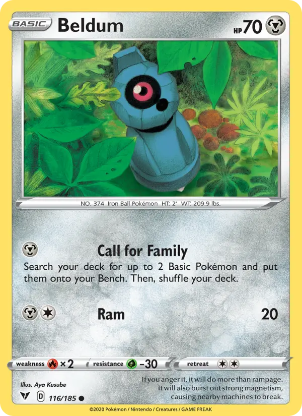 Beldum, Pokémon card