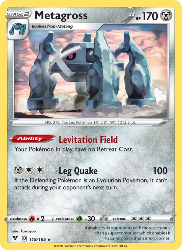 Metagross, Pokémon card