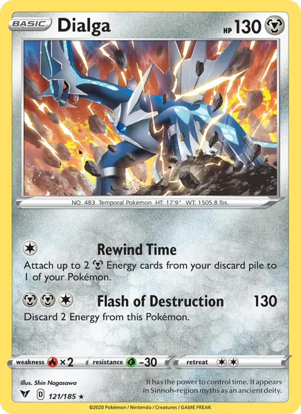 Dialga, Pokémon card