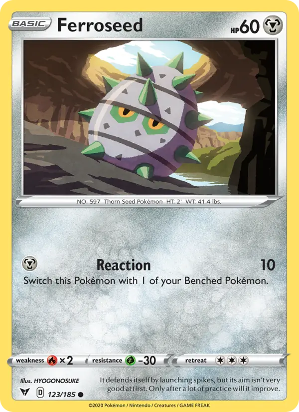 Ferroseed, Pokémon card
