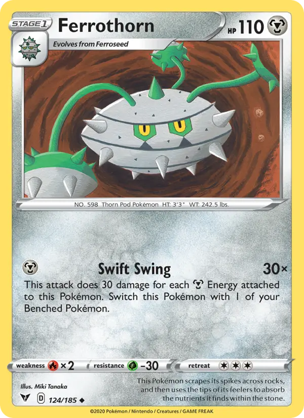 Ferrothorn, Pokémon card