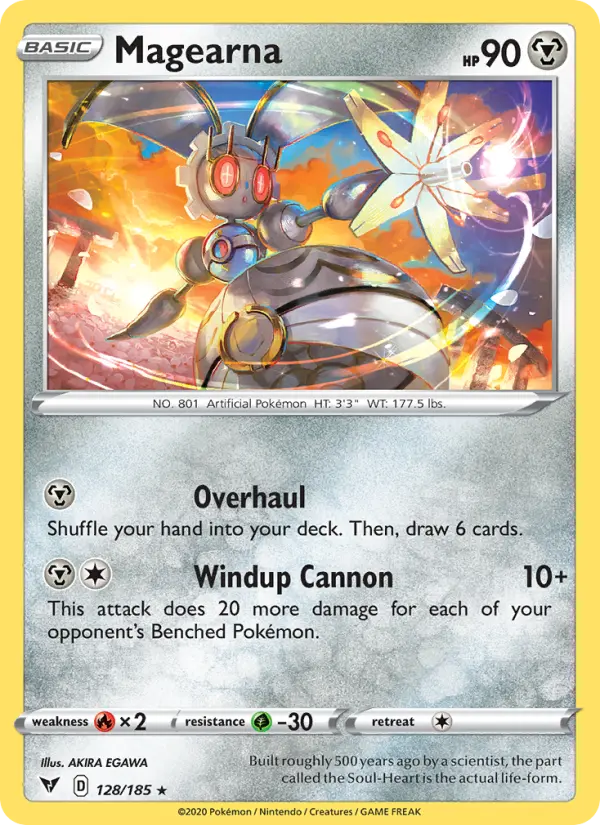 Magearna, Pokémon card