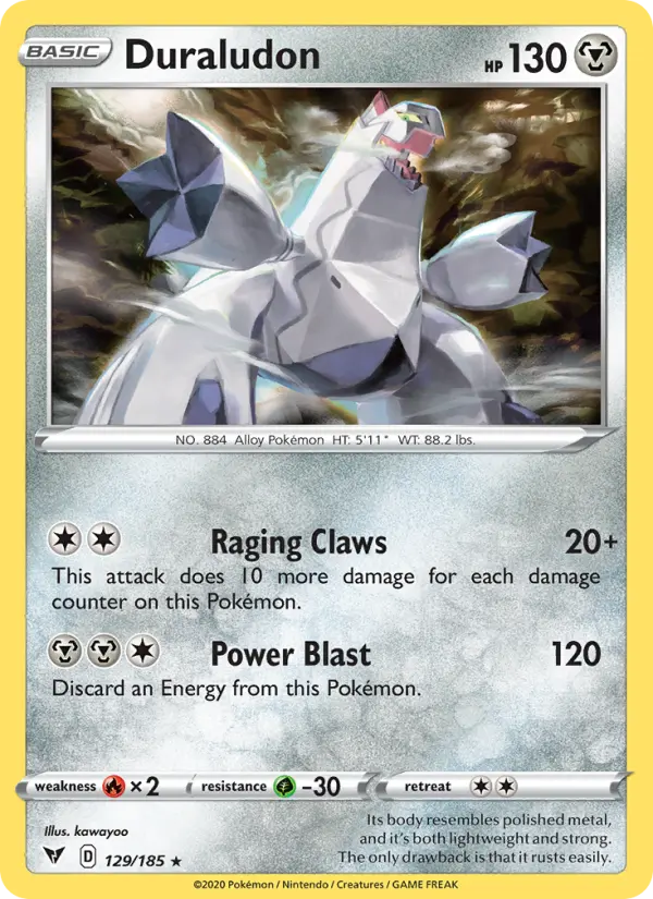 Duraludon, Pokémon card