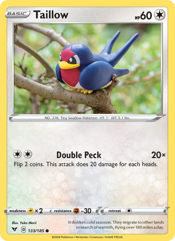 Taillow, Pokémon card