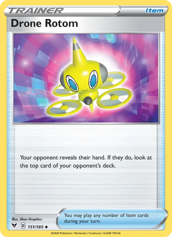 Drone Rotom, Pokémon card