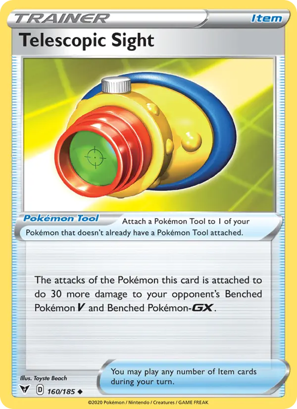 Telescopic Sight, Pokémon card