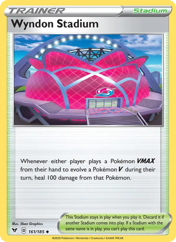 Wyndon Stadium, Pokémon card