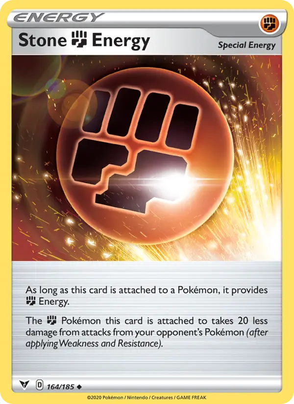 Stone Fighting Energy, Pokémon card