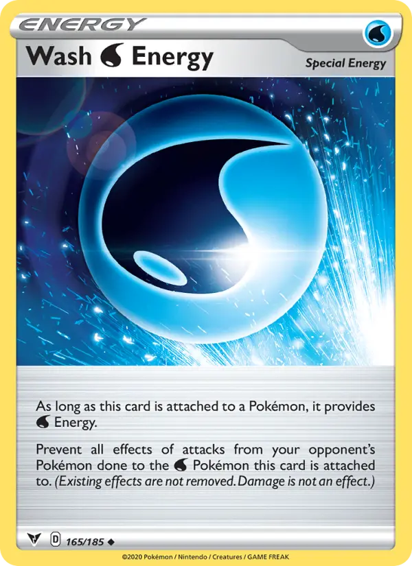 Wash Water Energy, Pokémon card