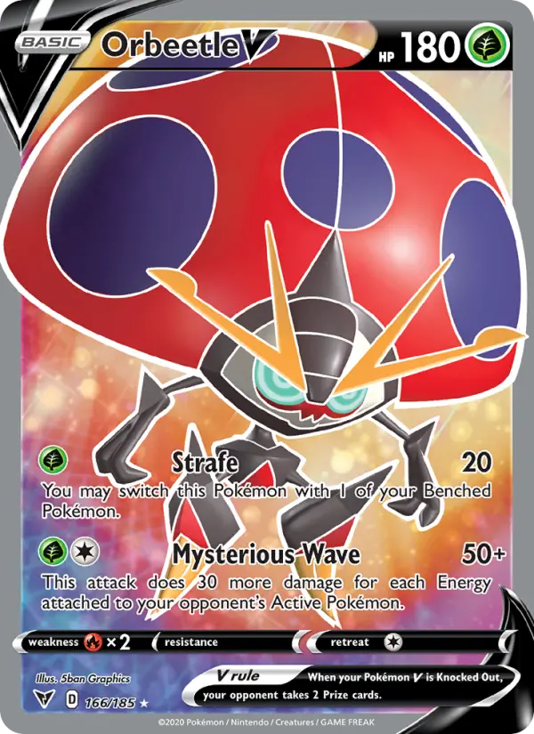 Orbeetle V, Pokémon card