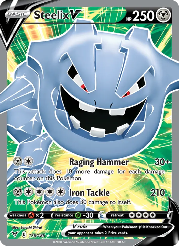 Steelix V, Pokémon card