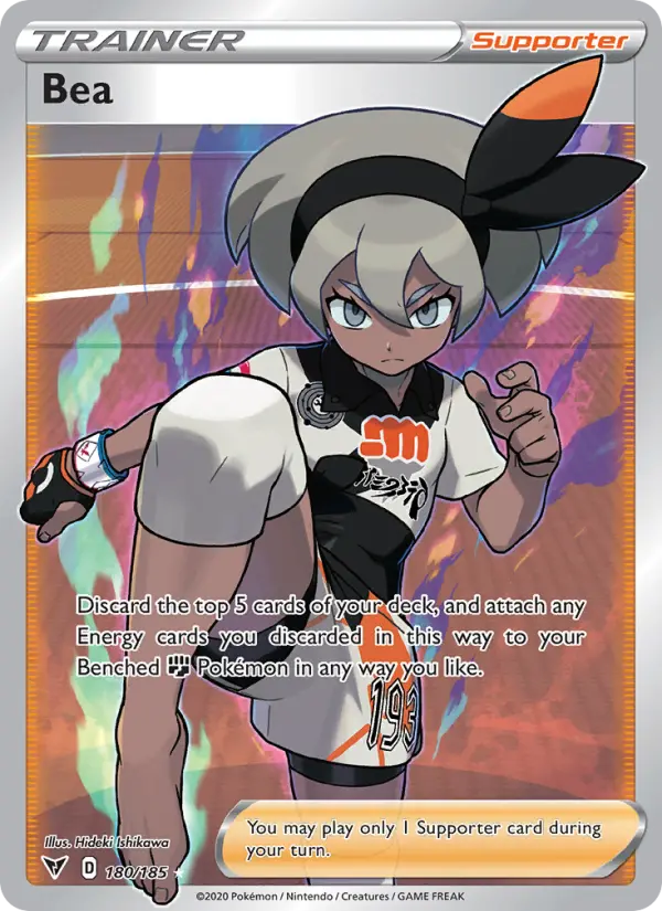 Bea, Pokémon card