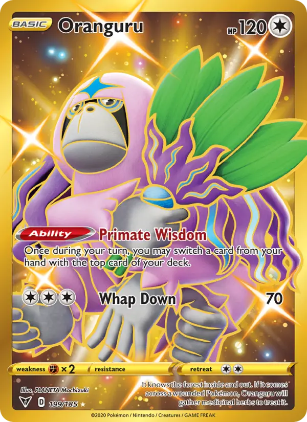 Oranguru, Pokémon card