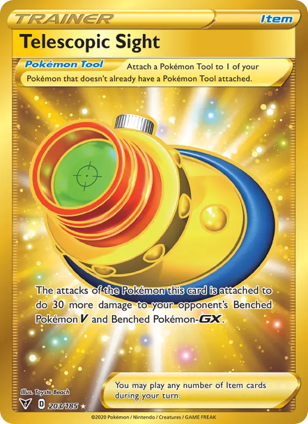 Telescopic Sight, Pokémon card
