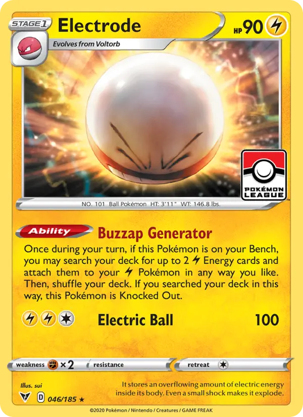 Electrode, Pokémon card