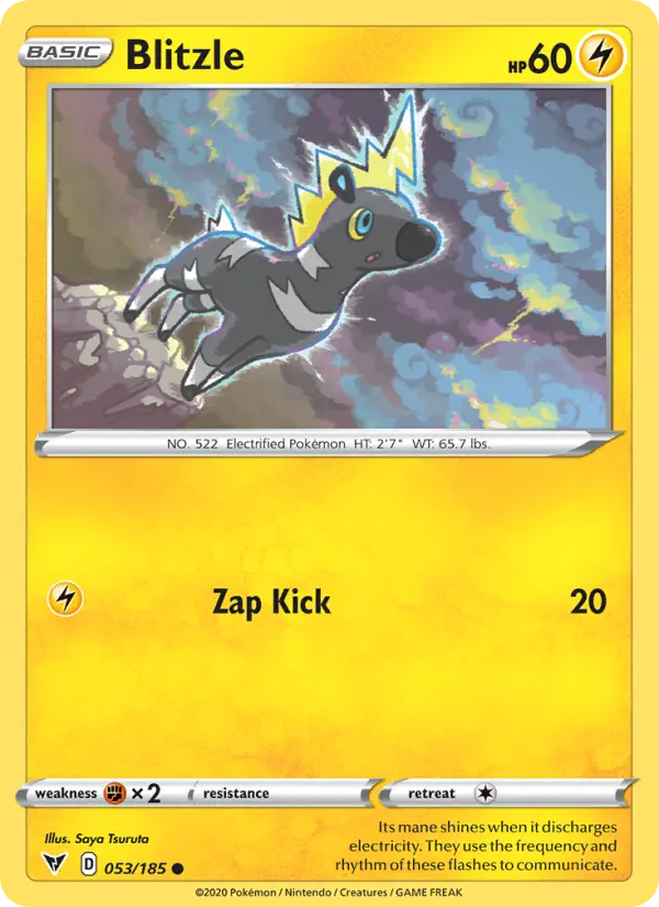 Blitzle, Pokémon card