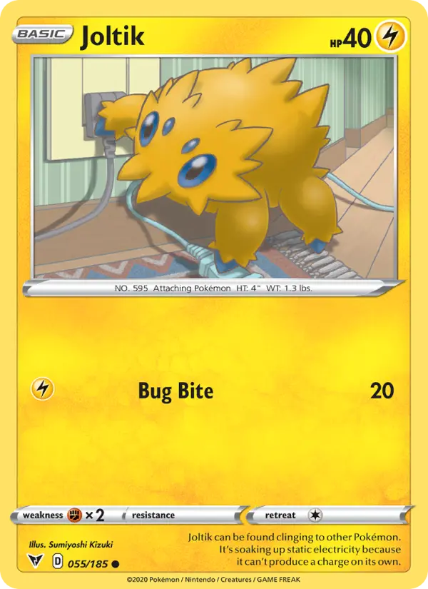 Joltik, Pokémon card