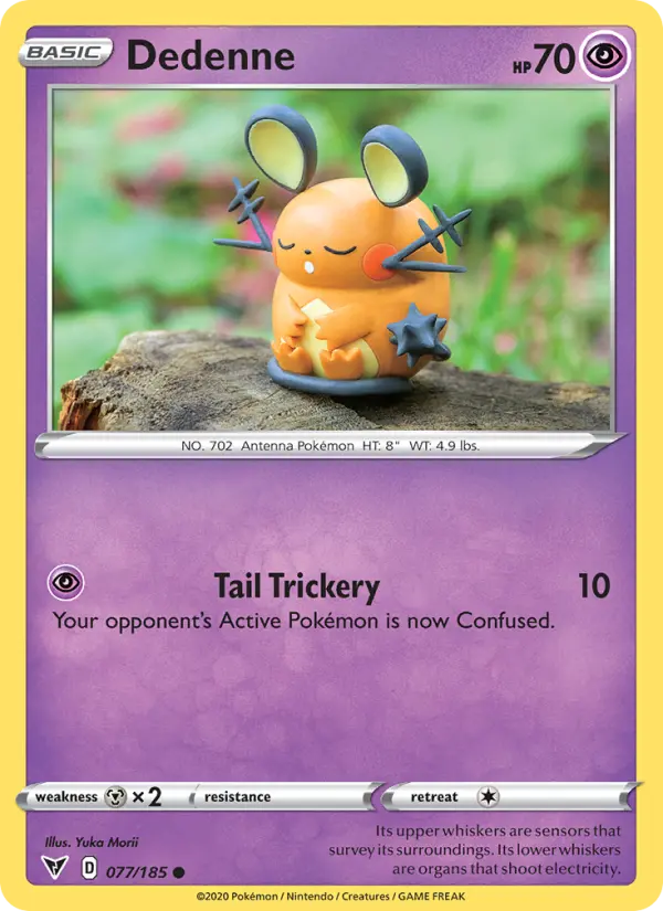 Dedenne, Pokémon card