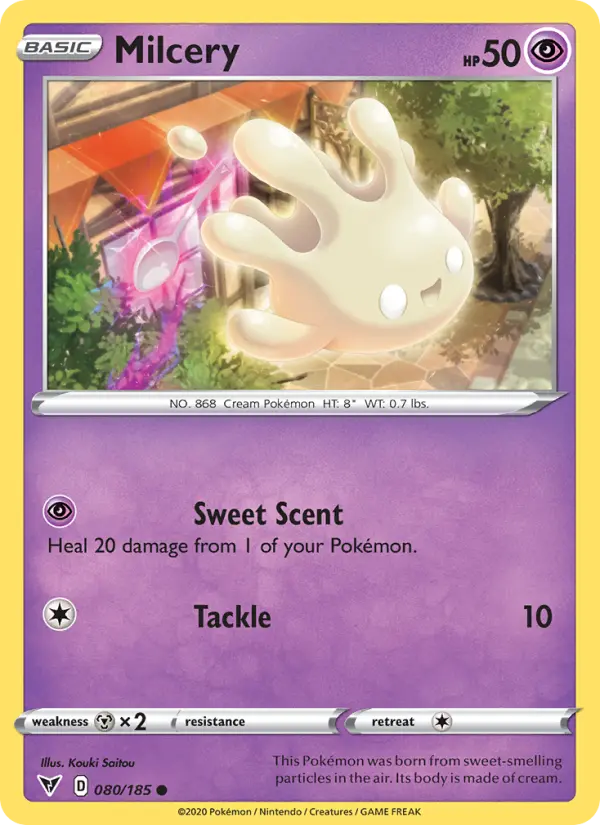 Milcery, Pokémon card