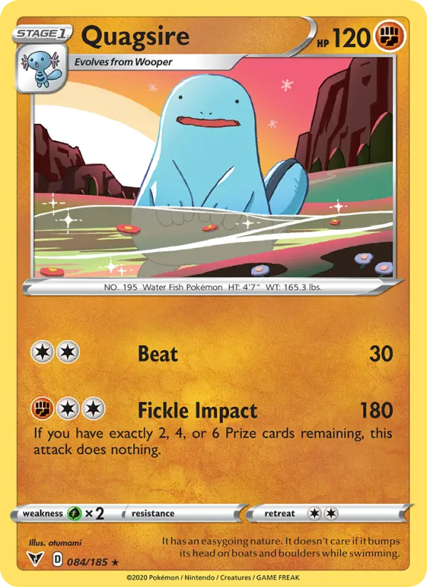 Quagsire, Pokémon card