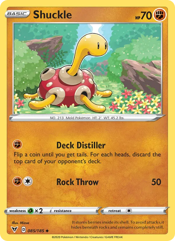 Shuckle, Pokémon card