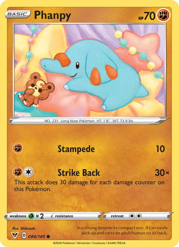 Phanpy, Pokémon card