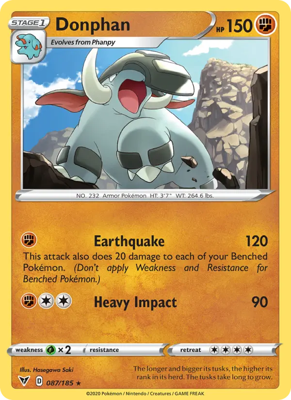 Donphan, Pokémon card