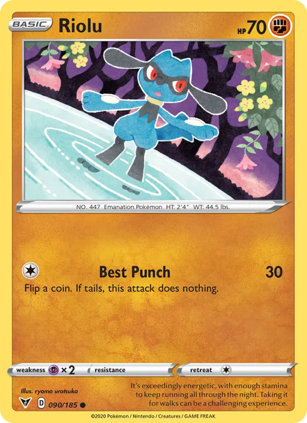 Riolu, Pokémon card
