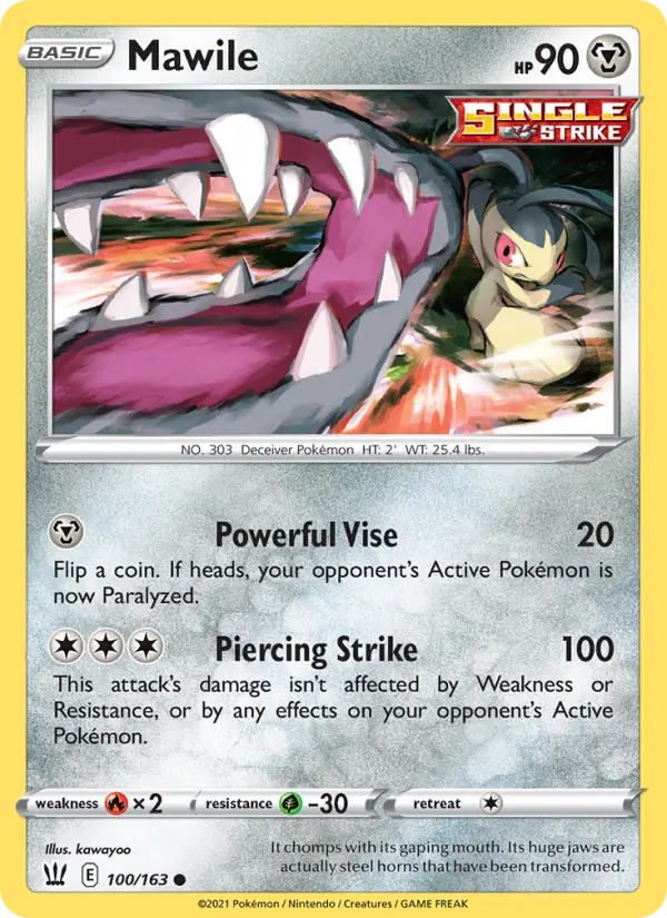 Mawile, Pokémon card