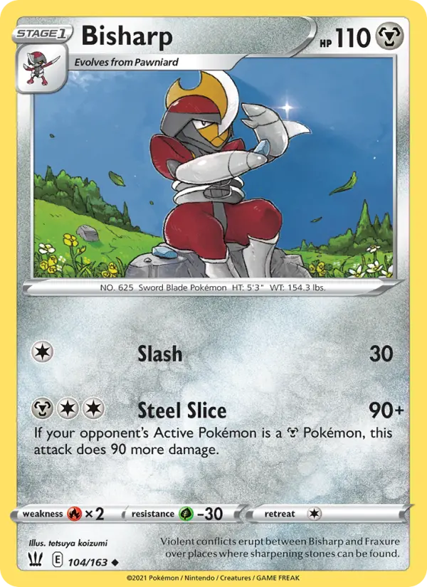 Bisharp, Pokémon card